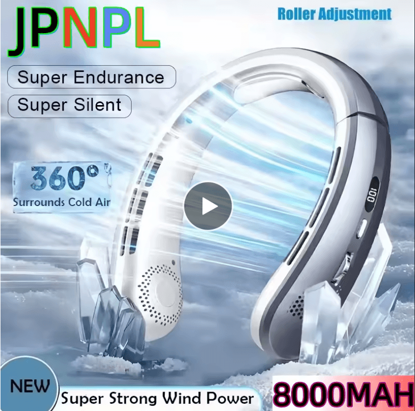BreezeGo Handheld Mini Neck Fan