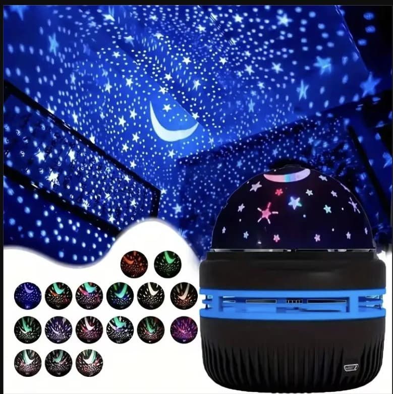 GlowOrb LED Galaxy Star Projector